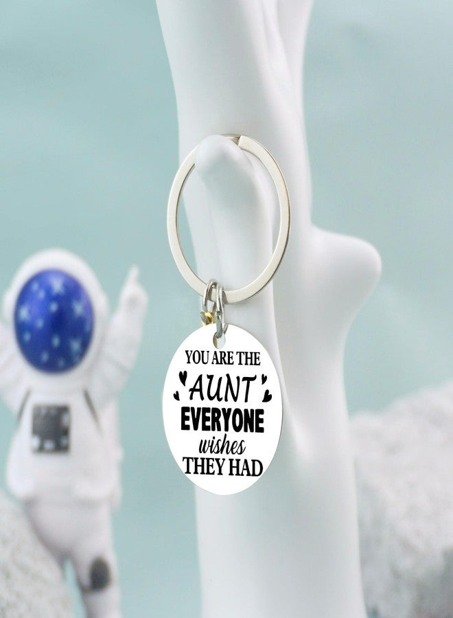 AOBIURV Aunt Gifts Cute Keychain For Aunt Best Auntie Ever Gifts Aunts Presents From Niece Nephew Mothers Day Christmas Birthday GIft For Aunts GIfts Keyring - Image 4
